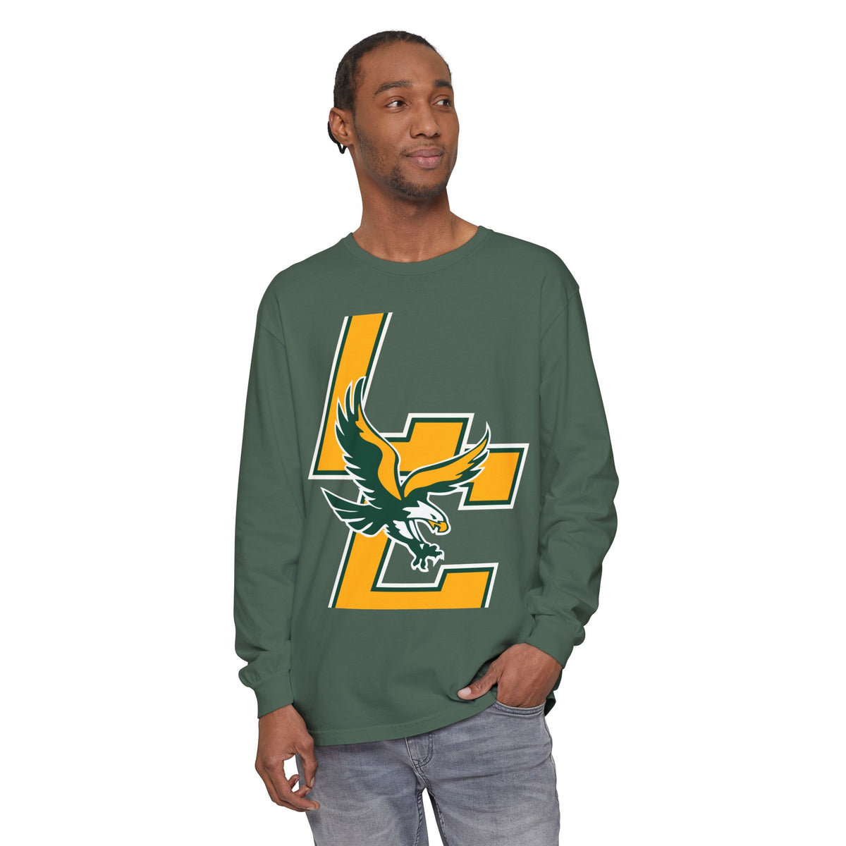 Garment-Dyed Long Sleeve Tee