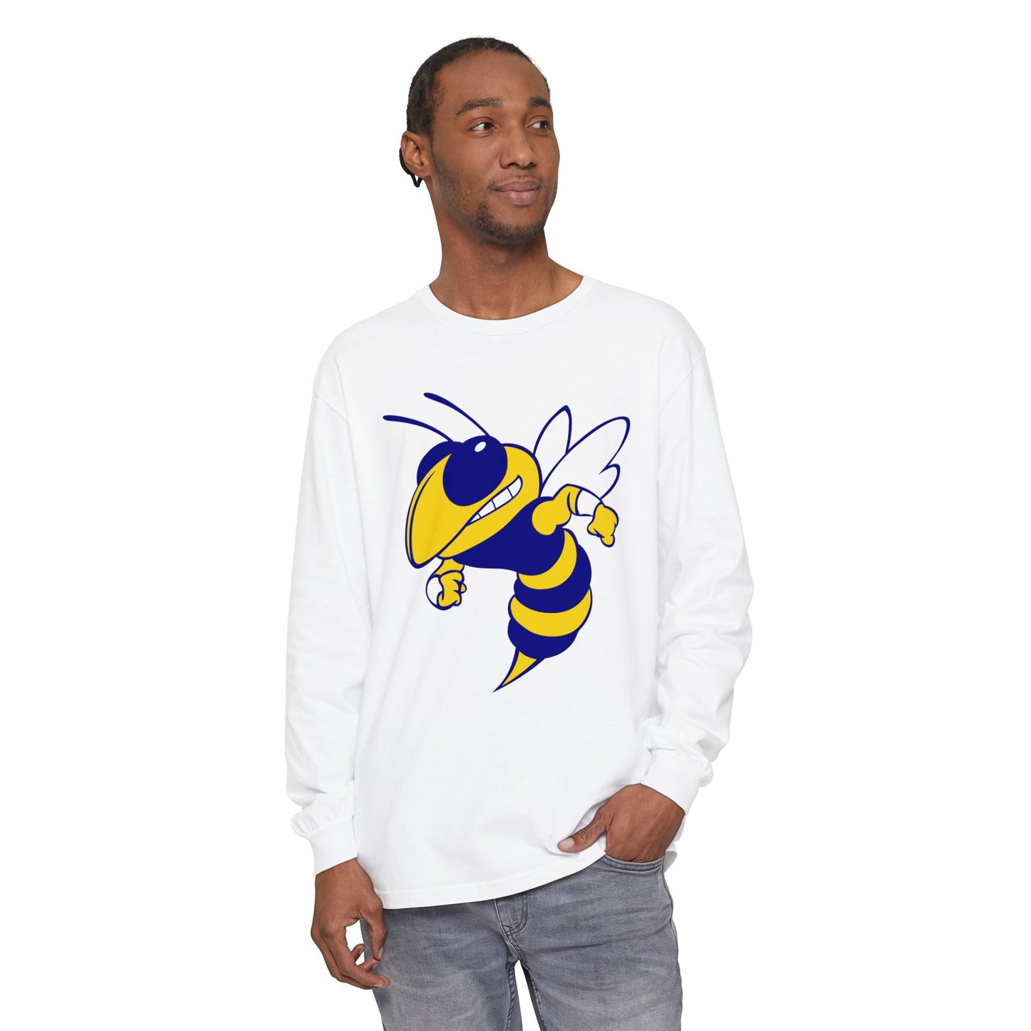Garment-Dyed Long Sleeve Tee