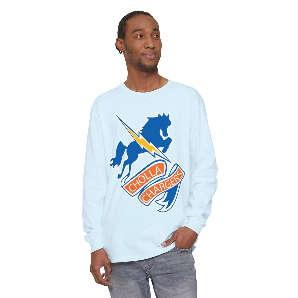 Garment-Dyed Long Sleeve Tee