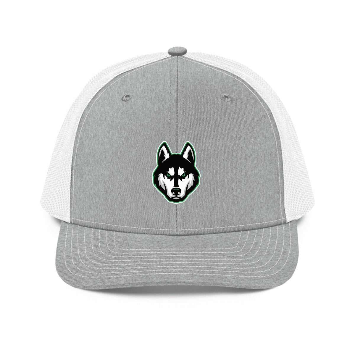 Design 1 – Heather Grey/White