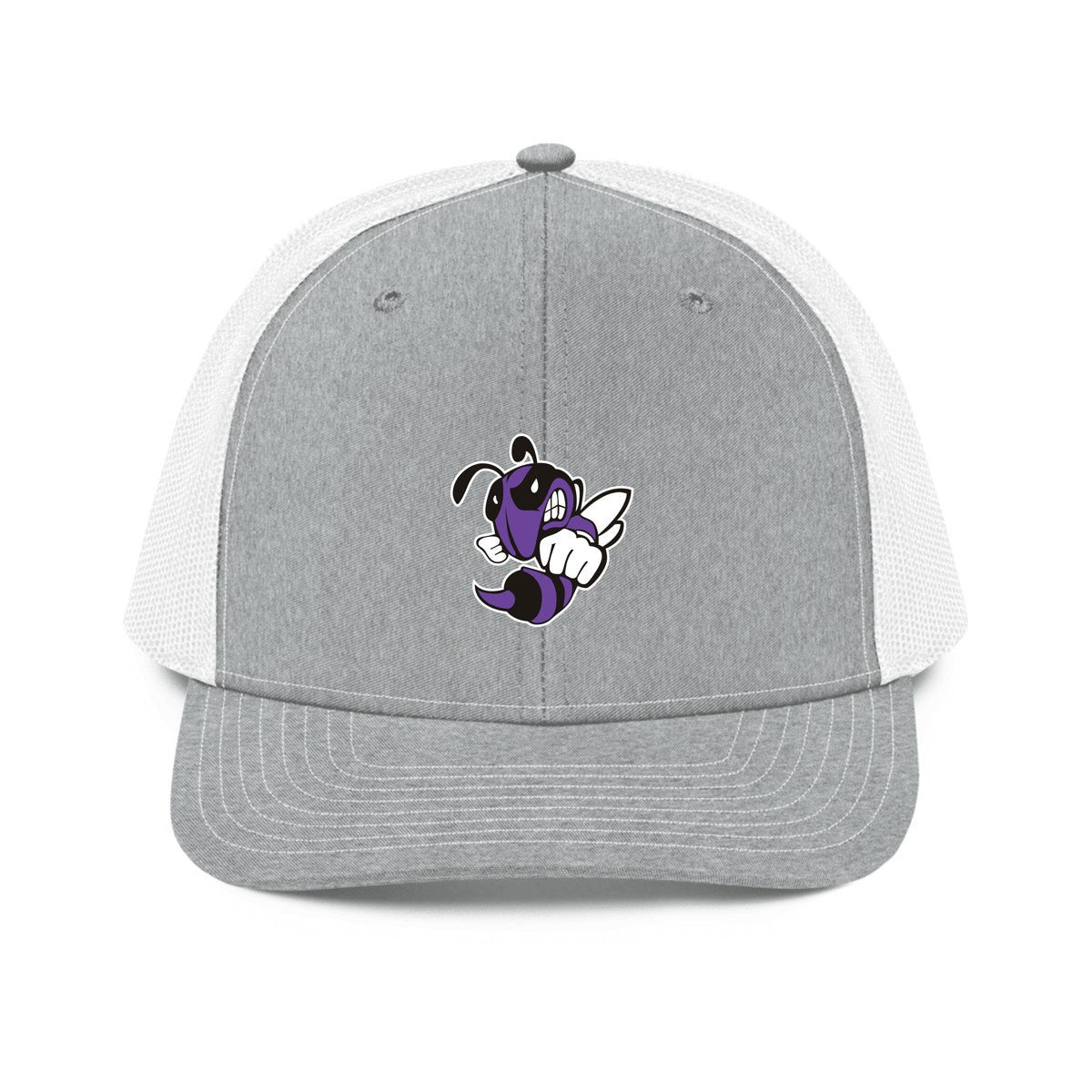 Design 1 – Heather Grey/White