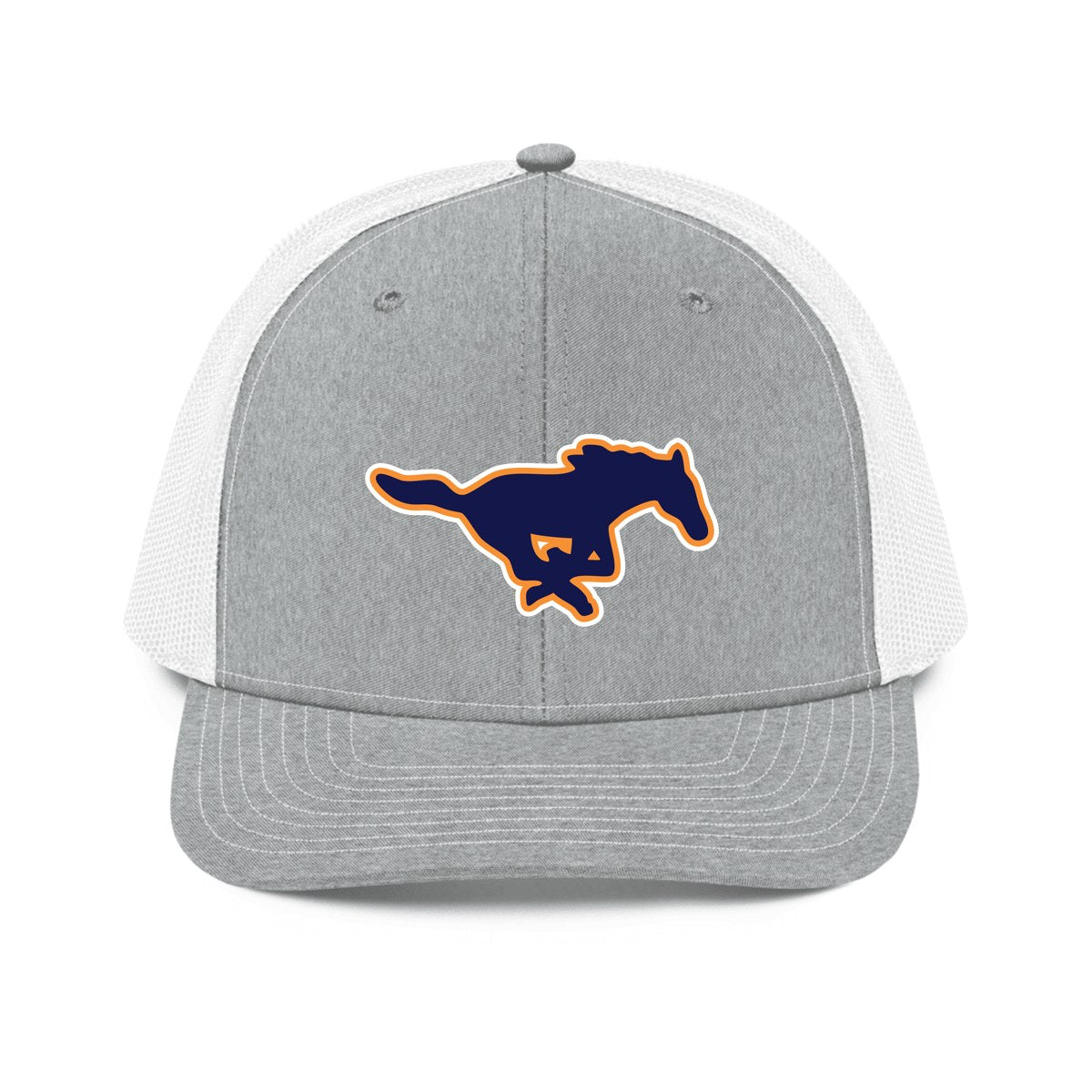 Design 1 – Heather Grey/White