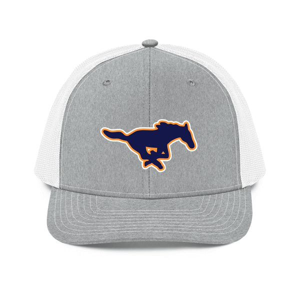 Design 1 – Heather Grey/White