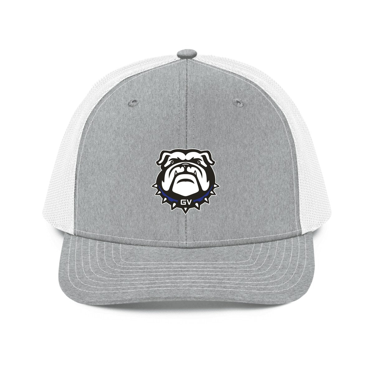 Design 1 – Heather Grey/White