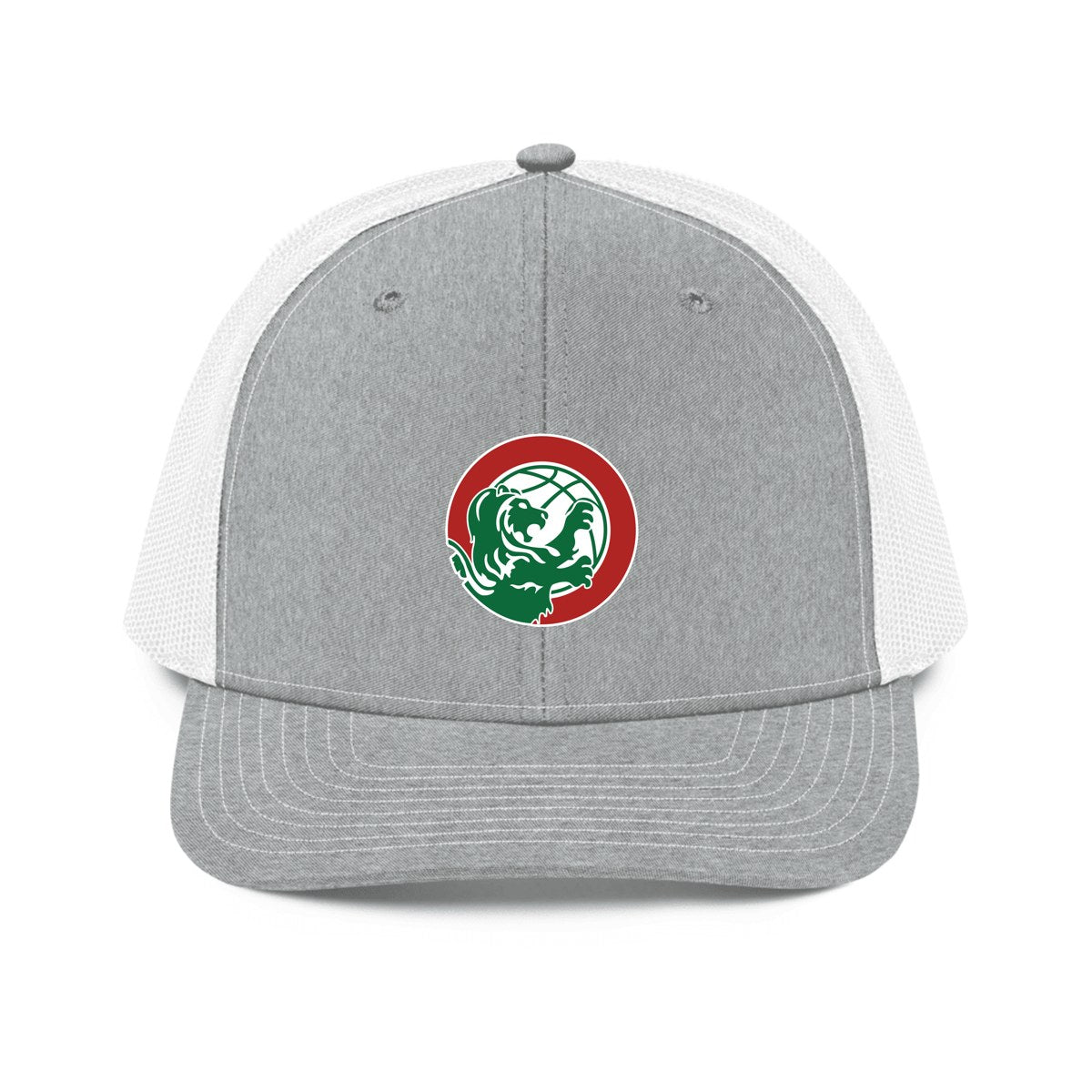 Design 1 – Heather Grey/White