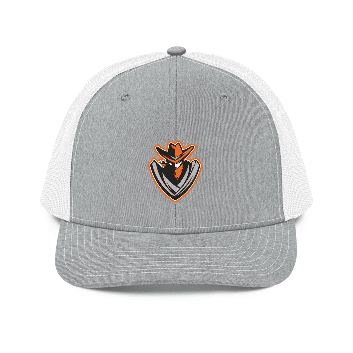 Design 1 – Heather Grey/White