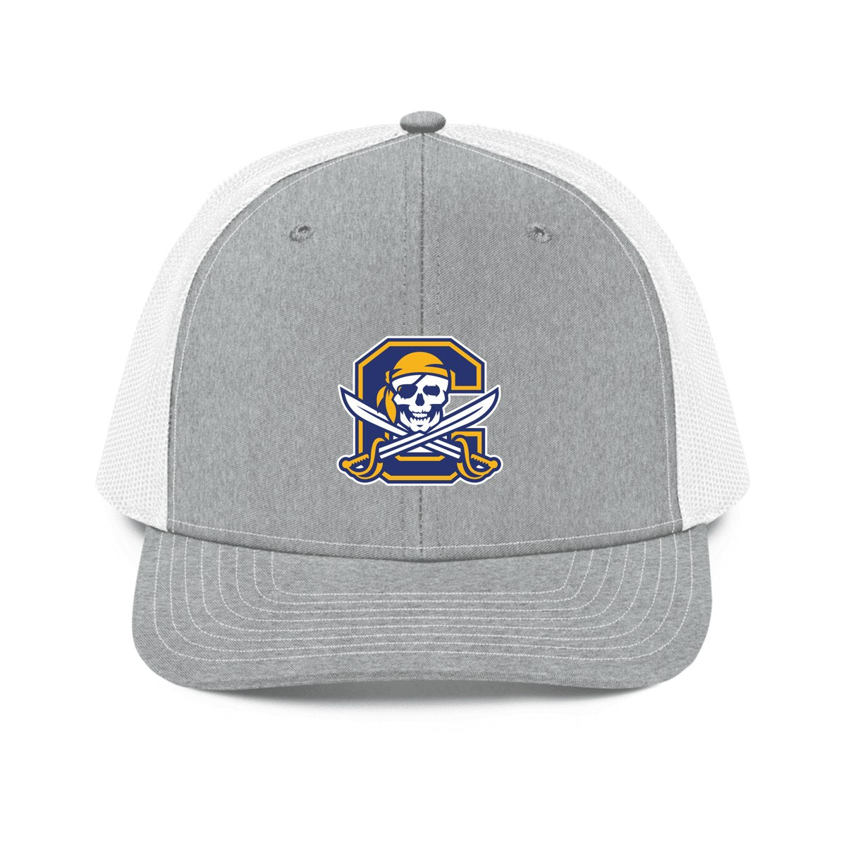 Design 1 – Heather Grey/White