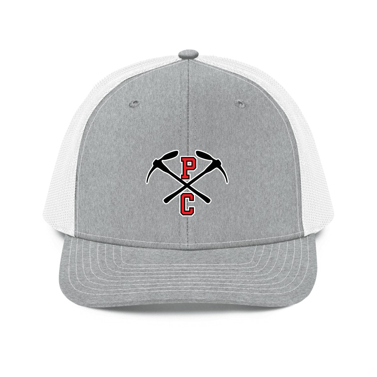 Design 1 – Heather Grey/White