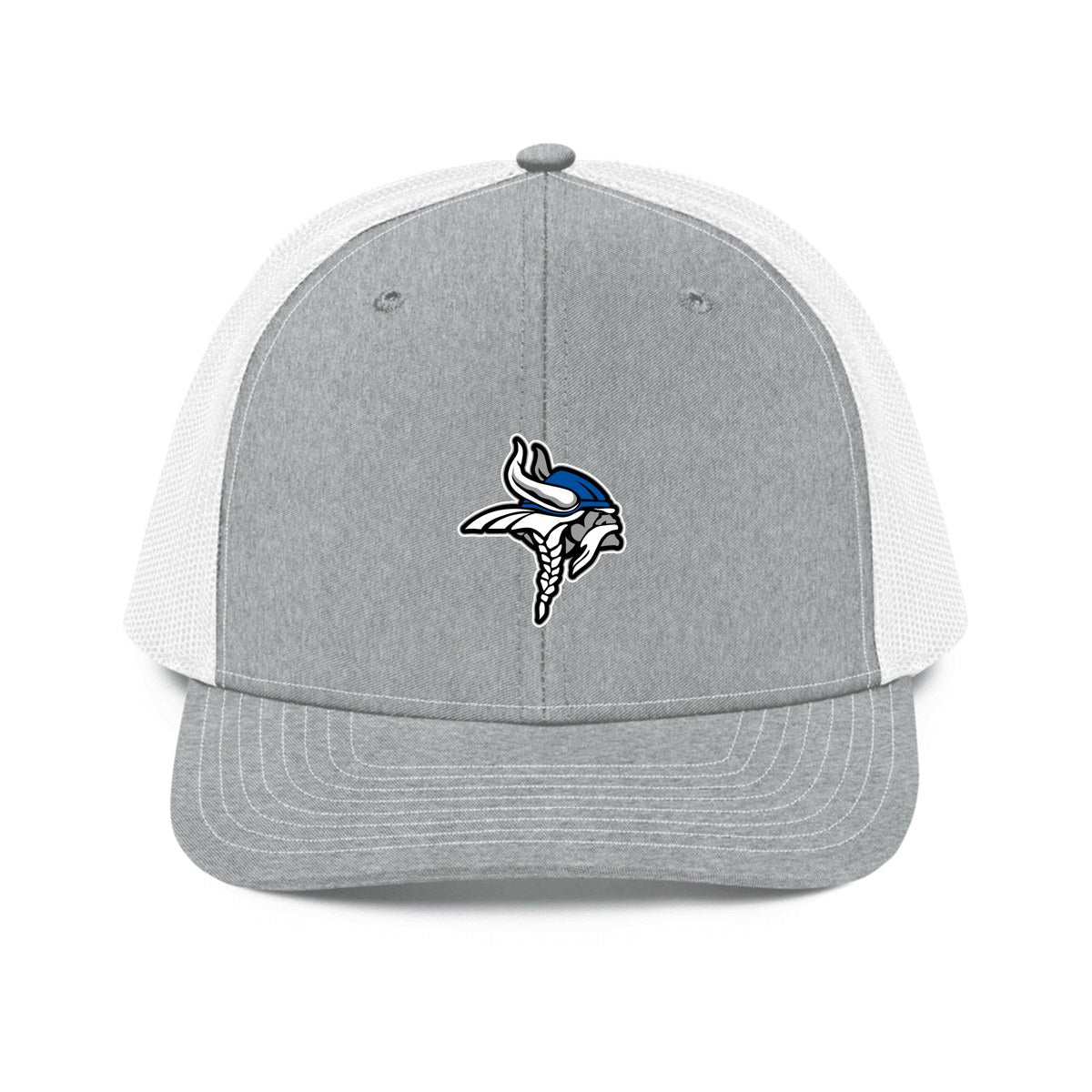Design 1 – Heather Grey/White