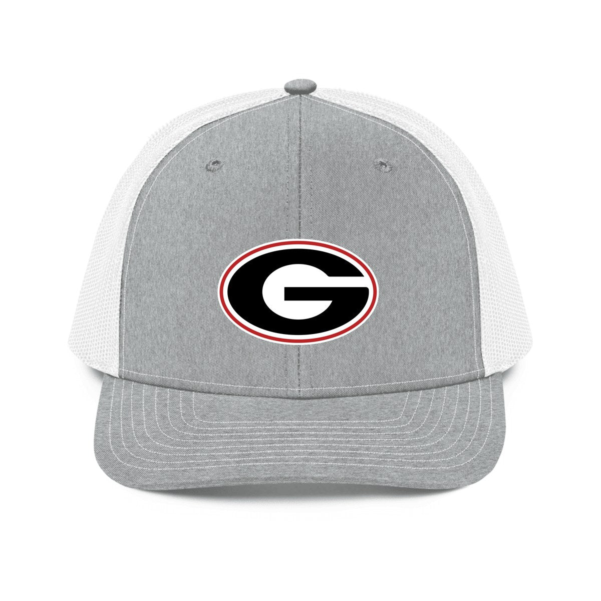 Design 1 – Heather Grey/White