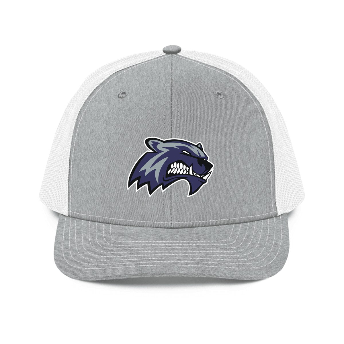 Design 1 – Heather Grey/White