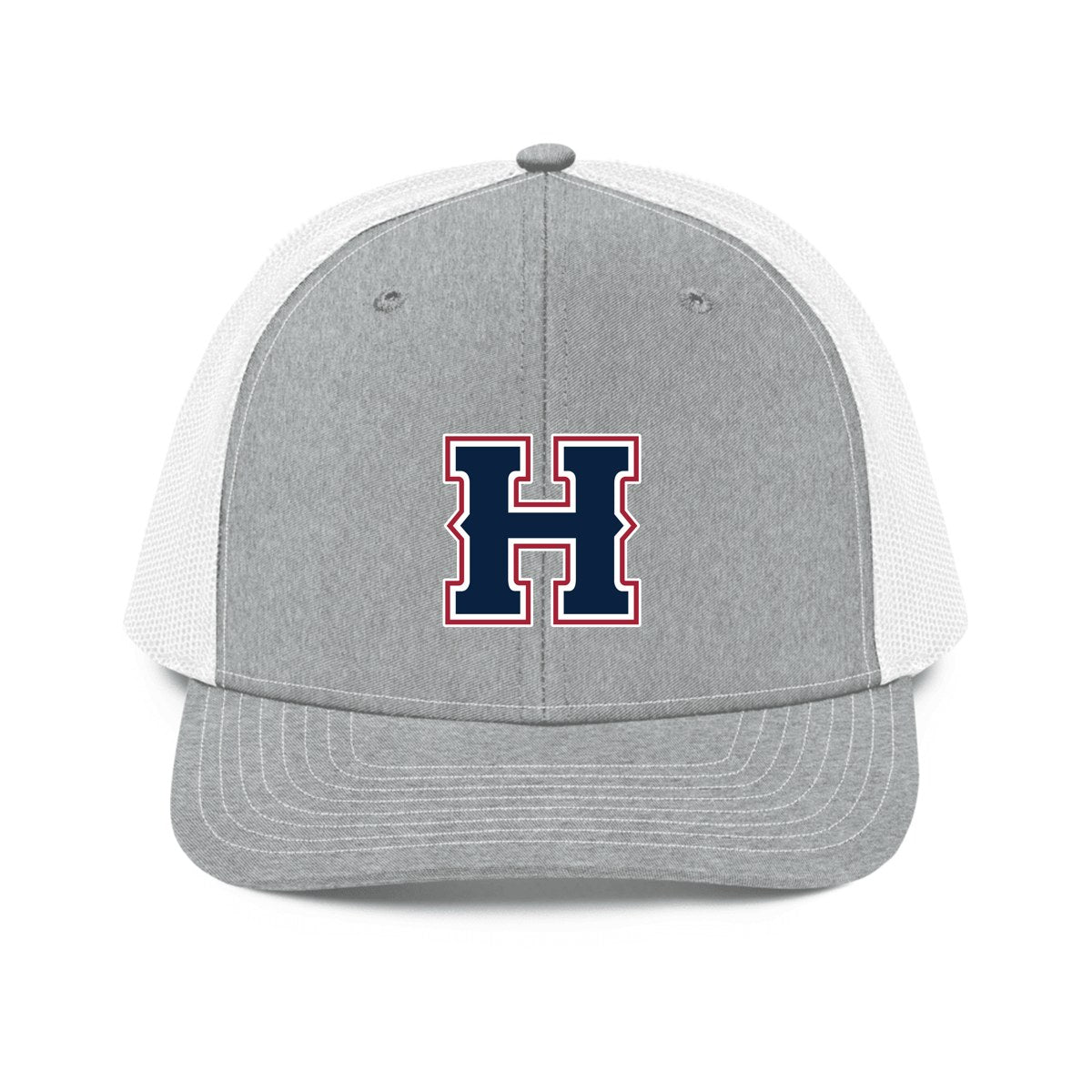 Design 1 – Heather Grey/White