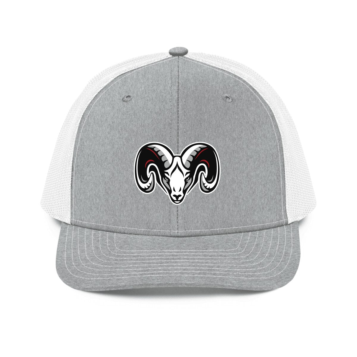 Design 1 – Heather Grey/White
