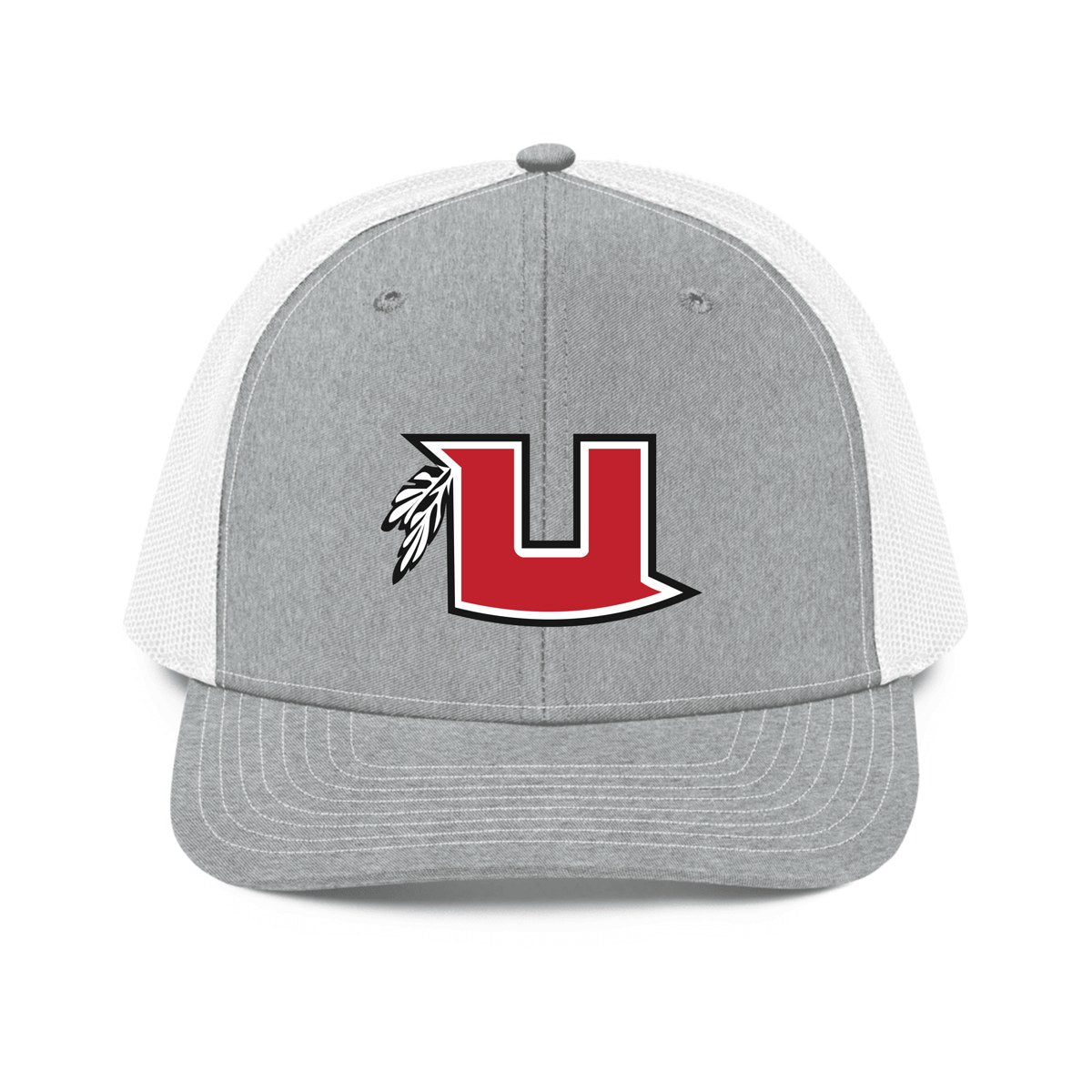 Design 1 – Heather Grey/White