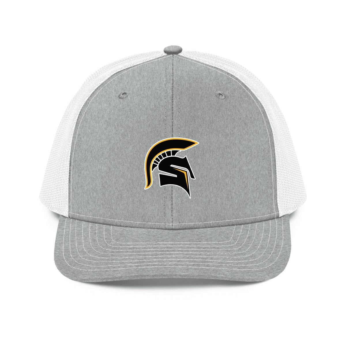 Design 1 – Heather Grey/White