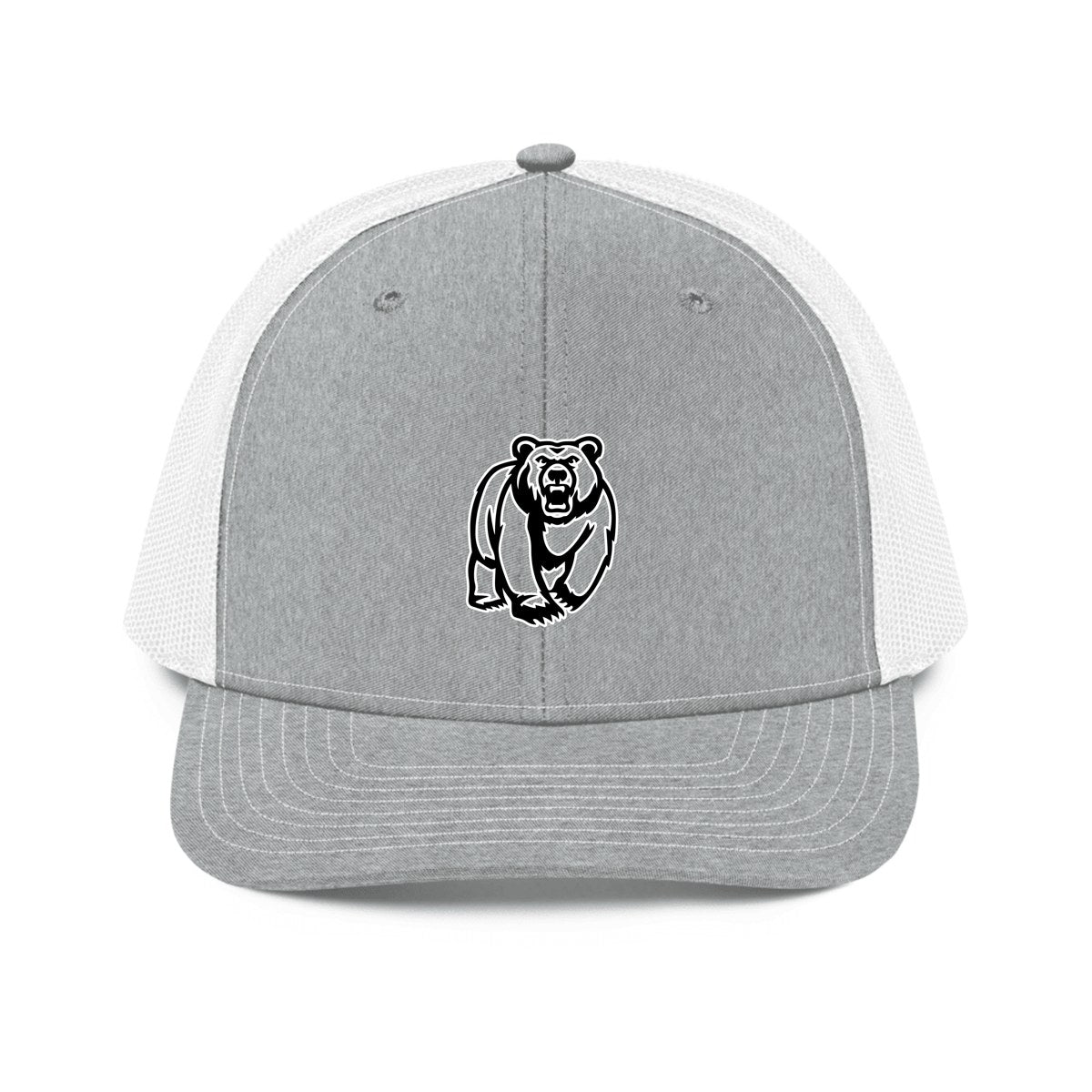 Design 1 – Heather Grey/White