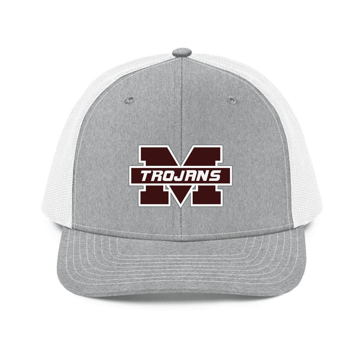 Design 1 – Heather Grey/White