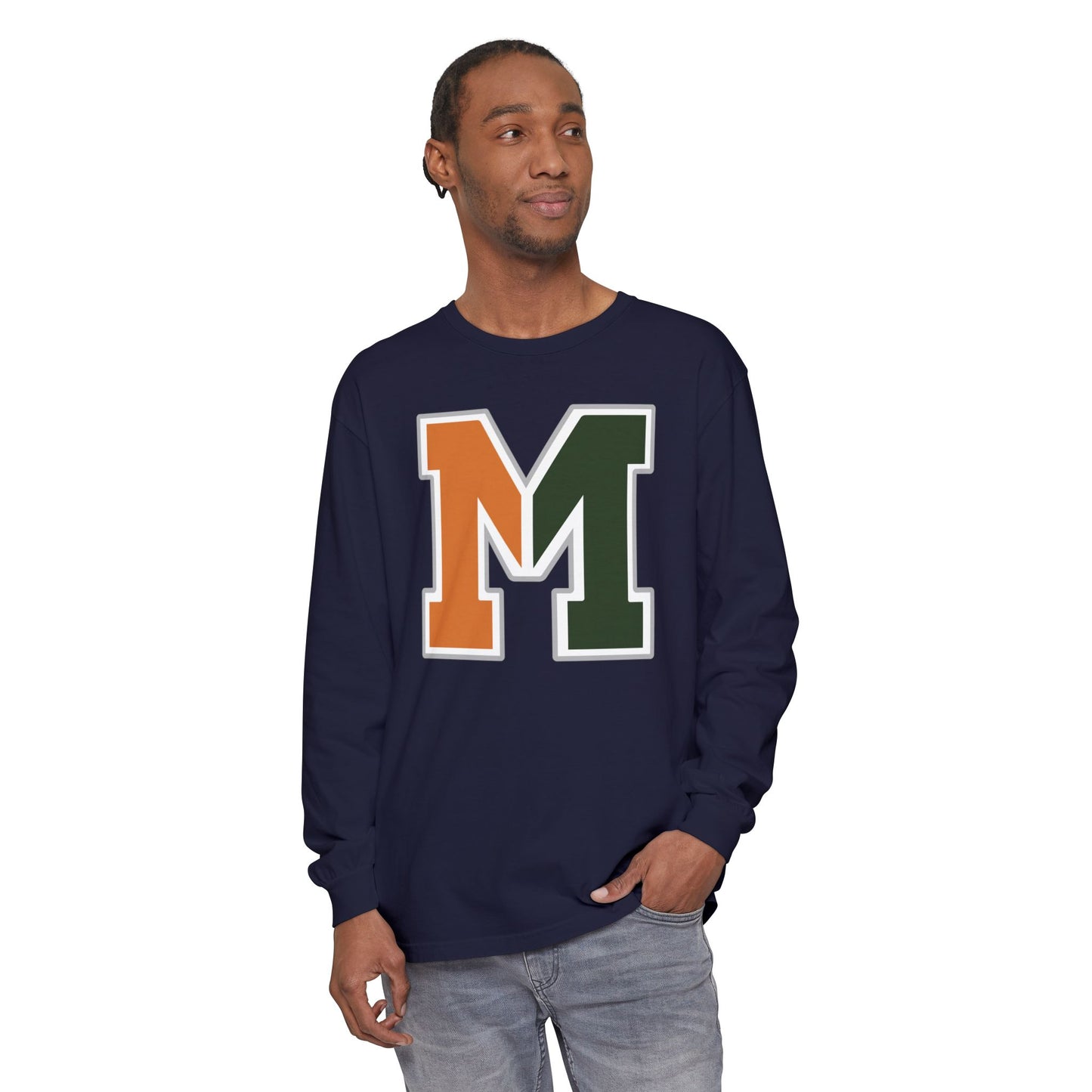Garment-Dyed Long Sleeve Tee