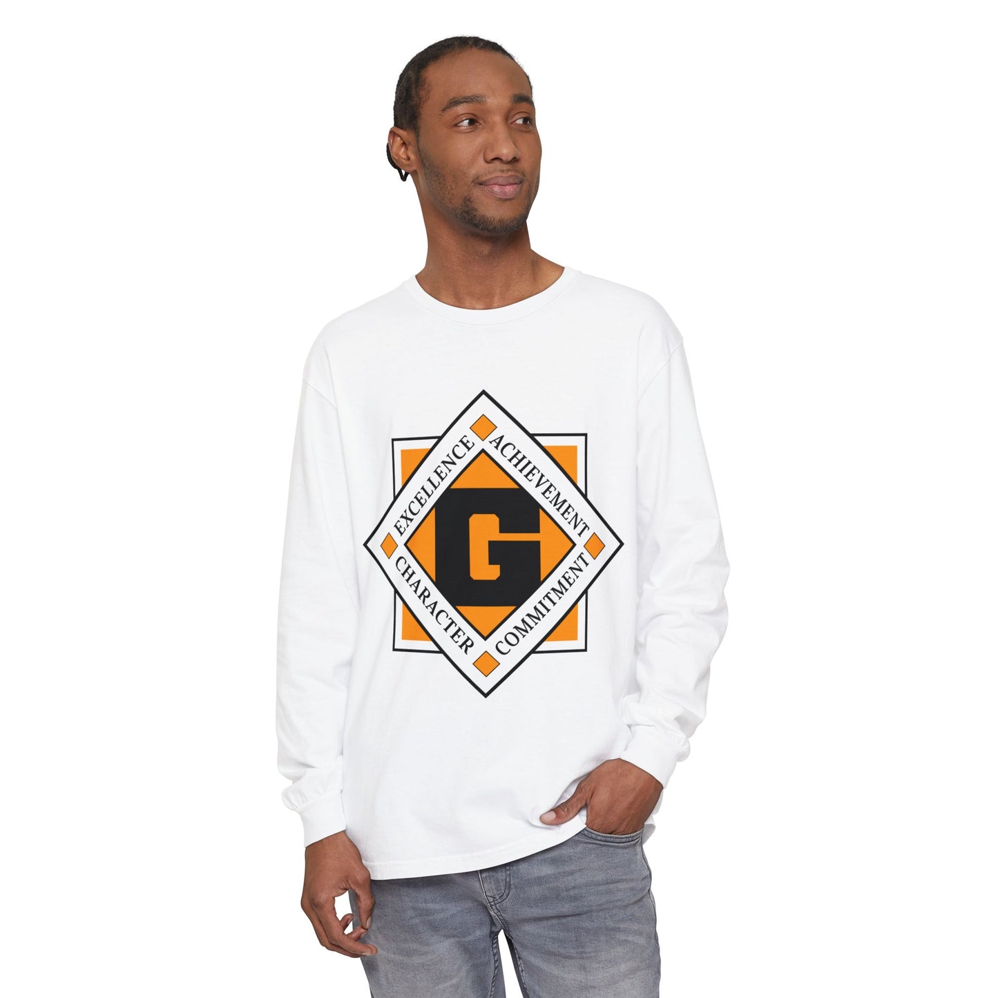 Garment-Dyed Long Sleeve Tee