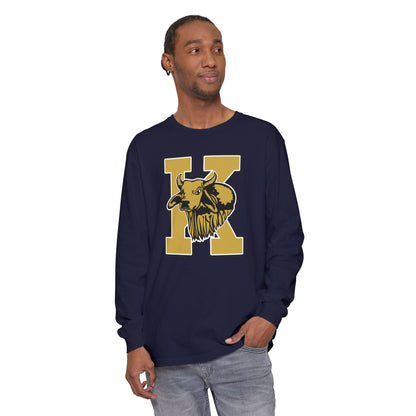 Garment-Dyed Long Sleeve Tee