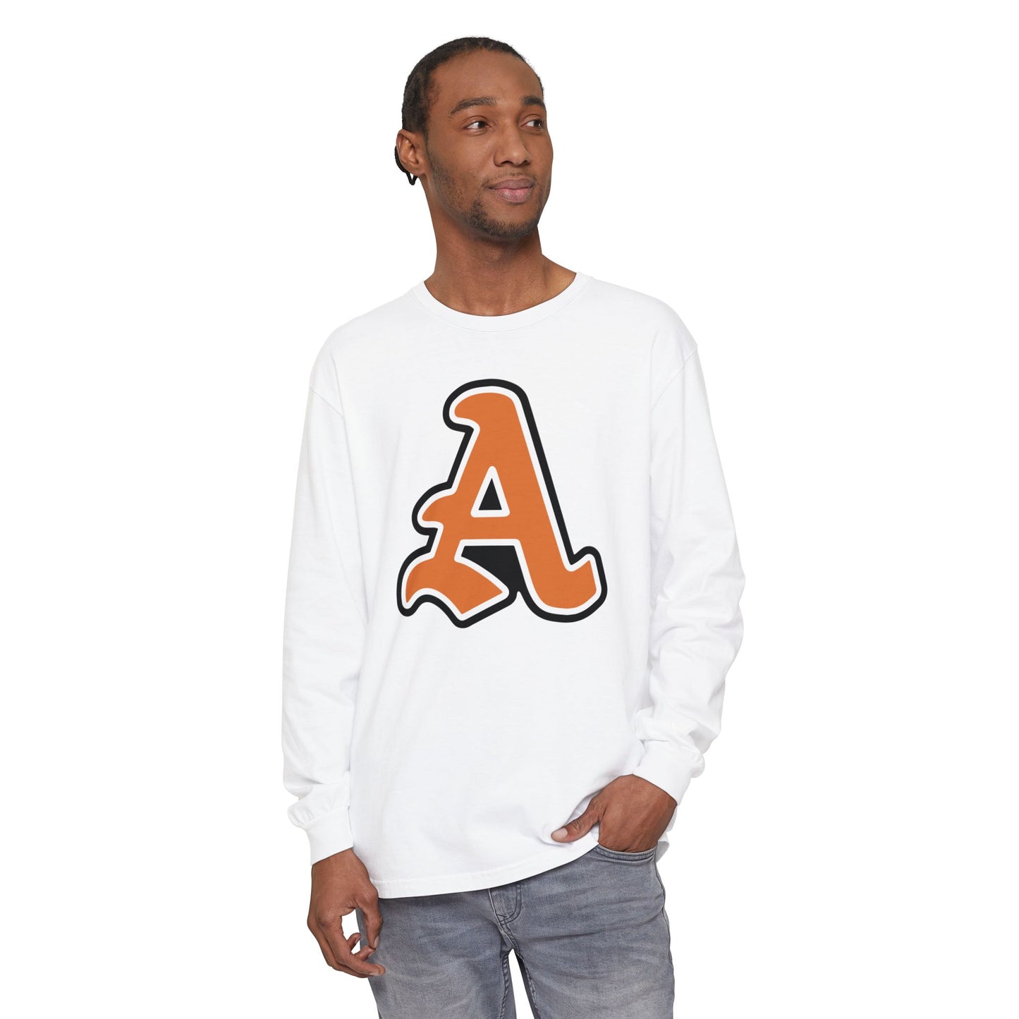 Garment-Dyed Long Sleeve Tee