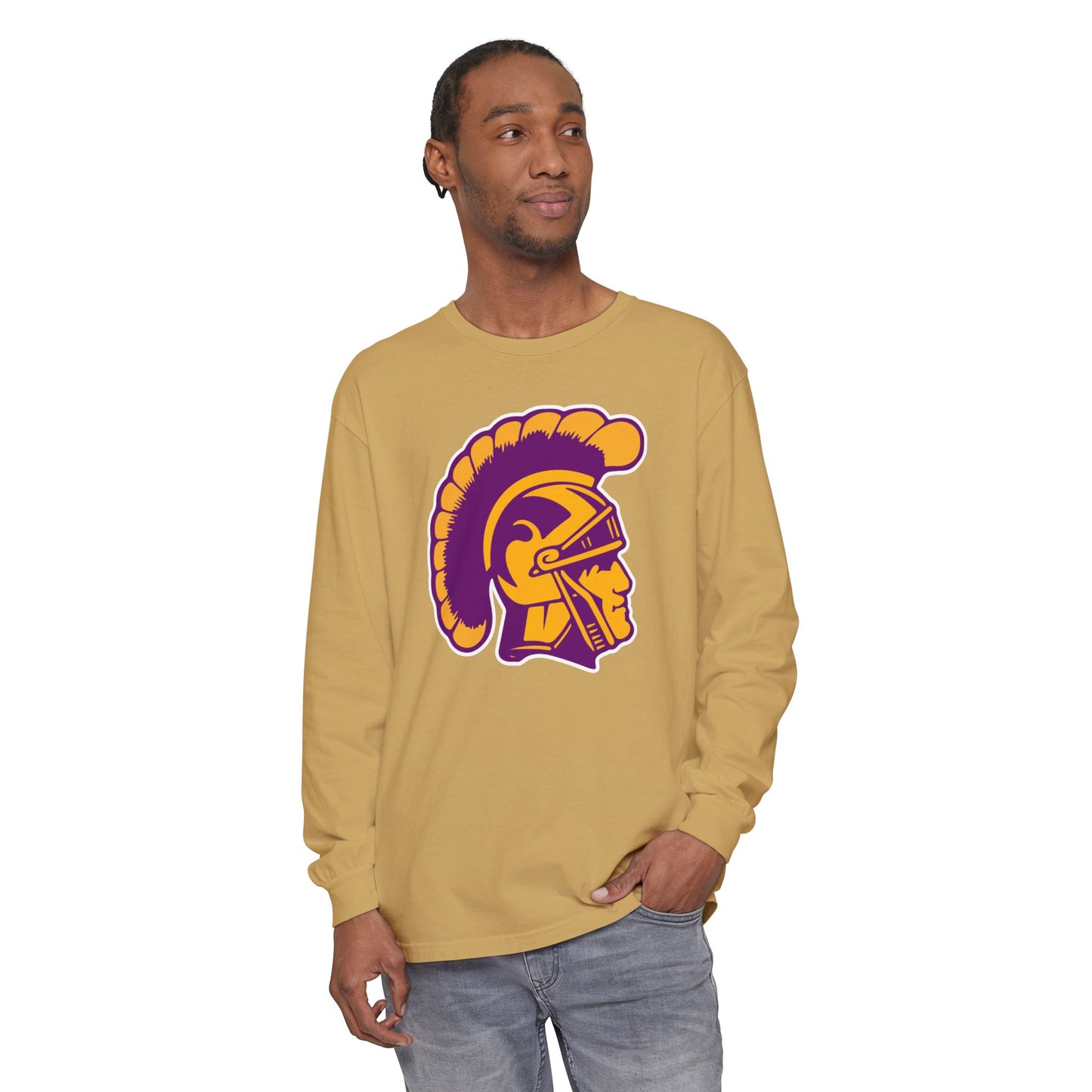 Garment-Dyed Long Sleeve Tee