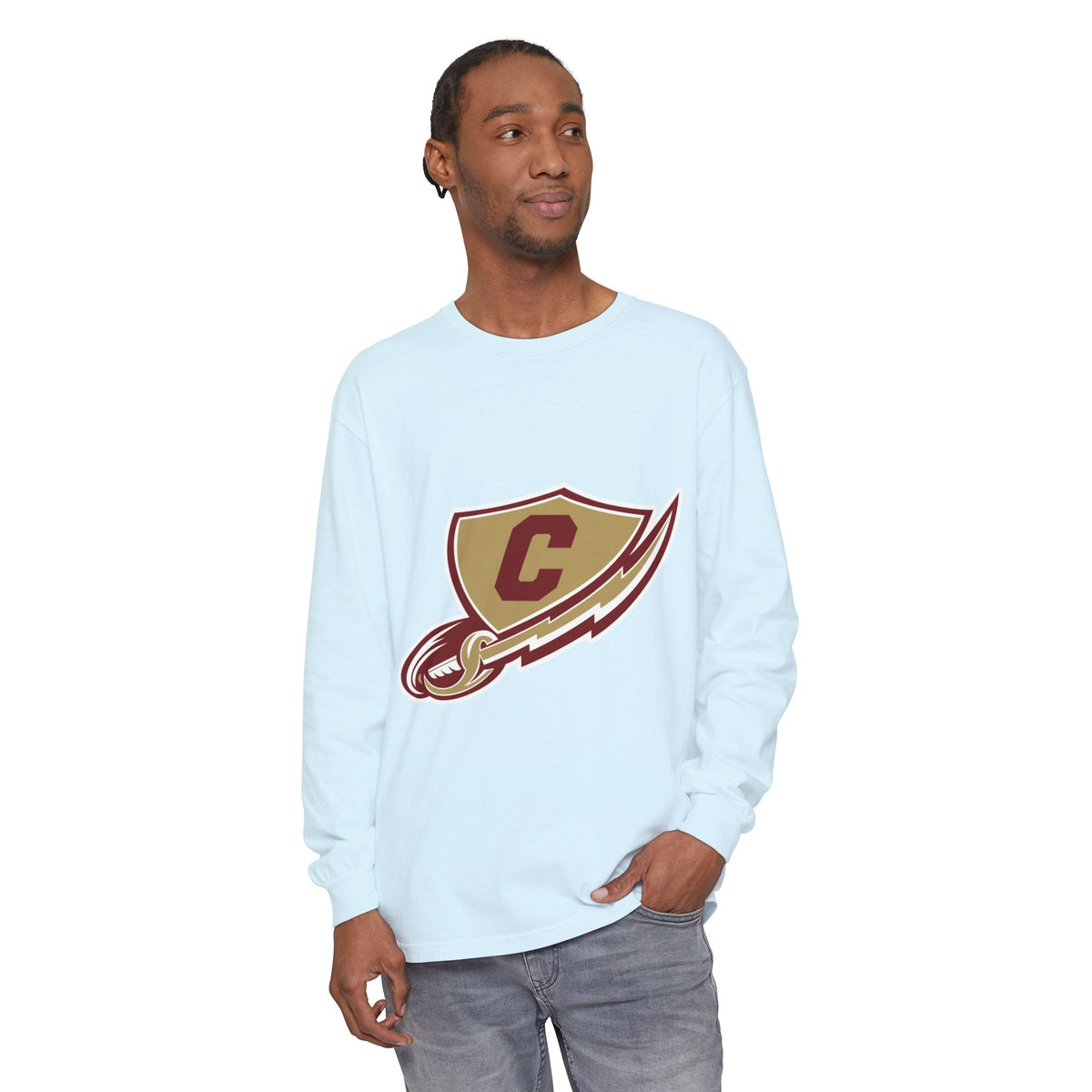 Garment-Dyed Long Sleeve Tee