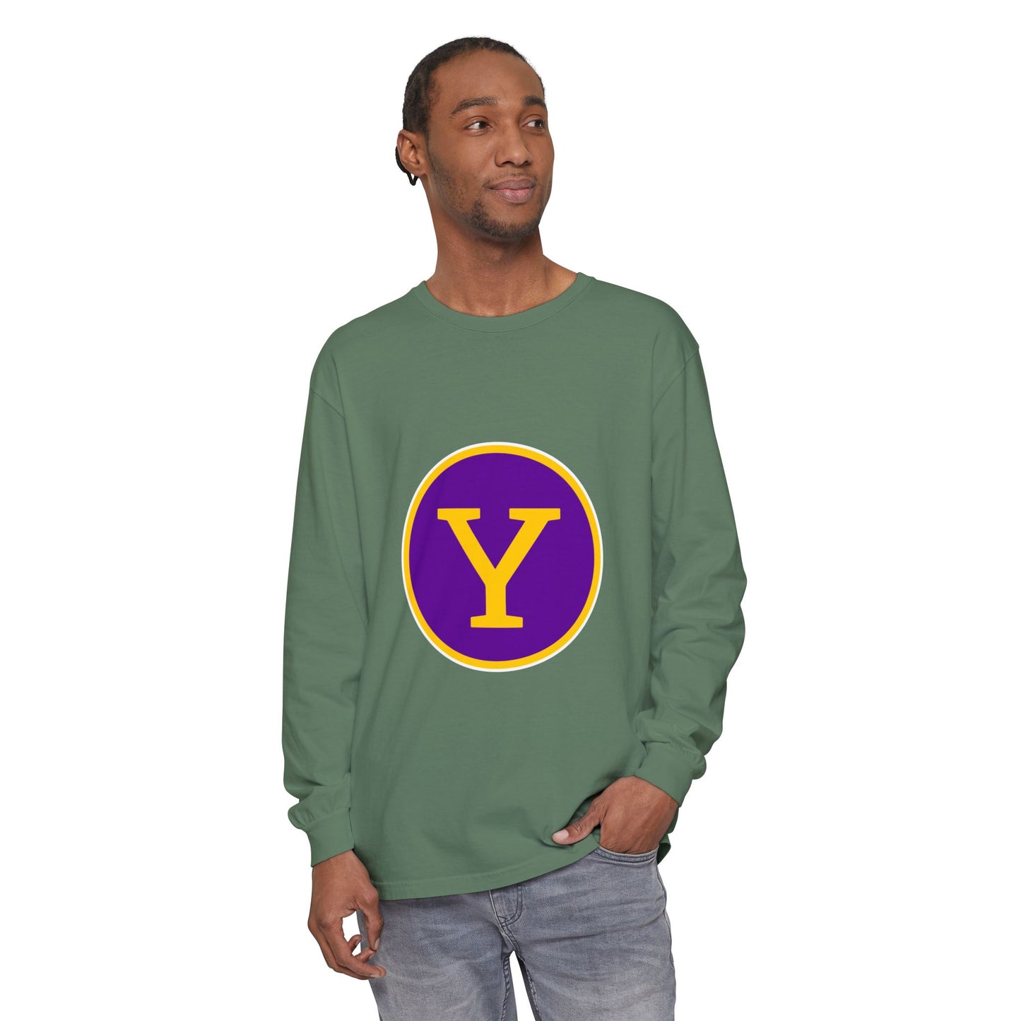 Garment-Dyed Long Sleeve Tee