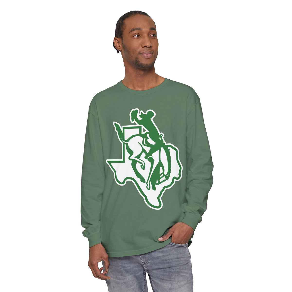 Garment-Dyed Long Sleeve Tee