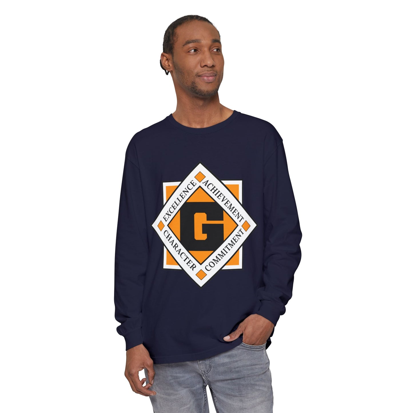 Garment-Dyed Long Sleeve Tee