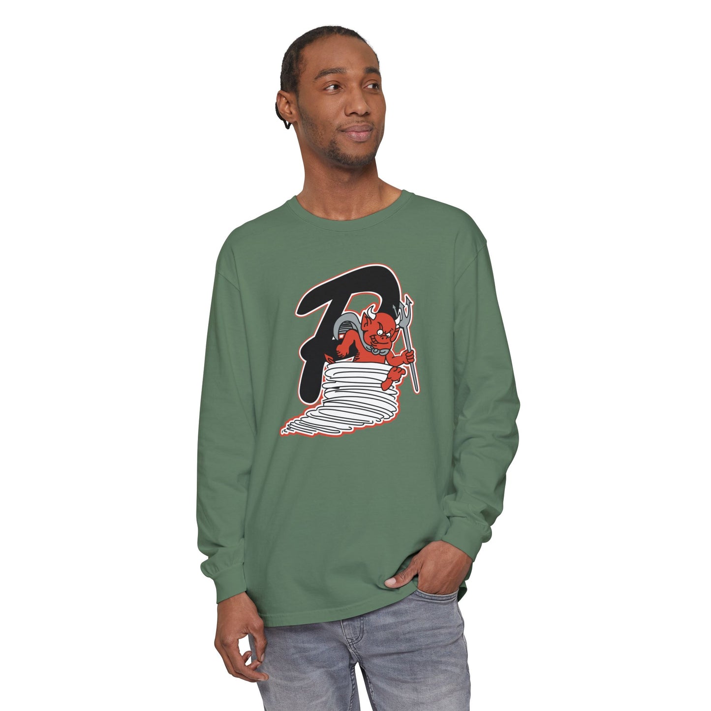 Garment-Dyed Long Sleeve Tee