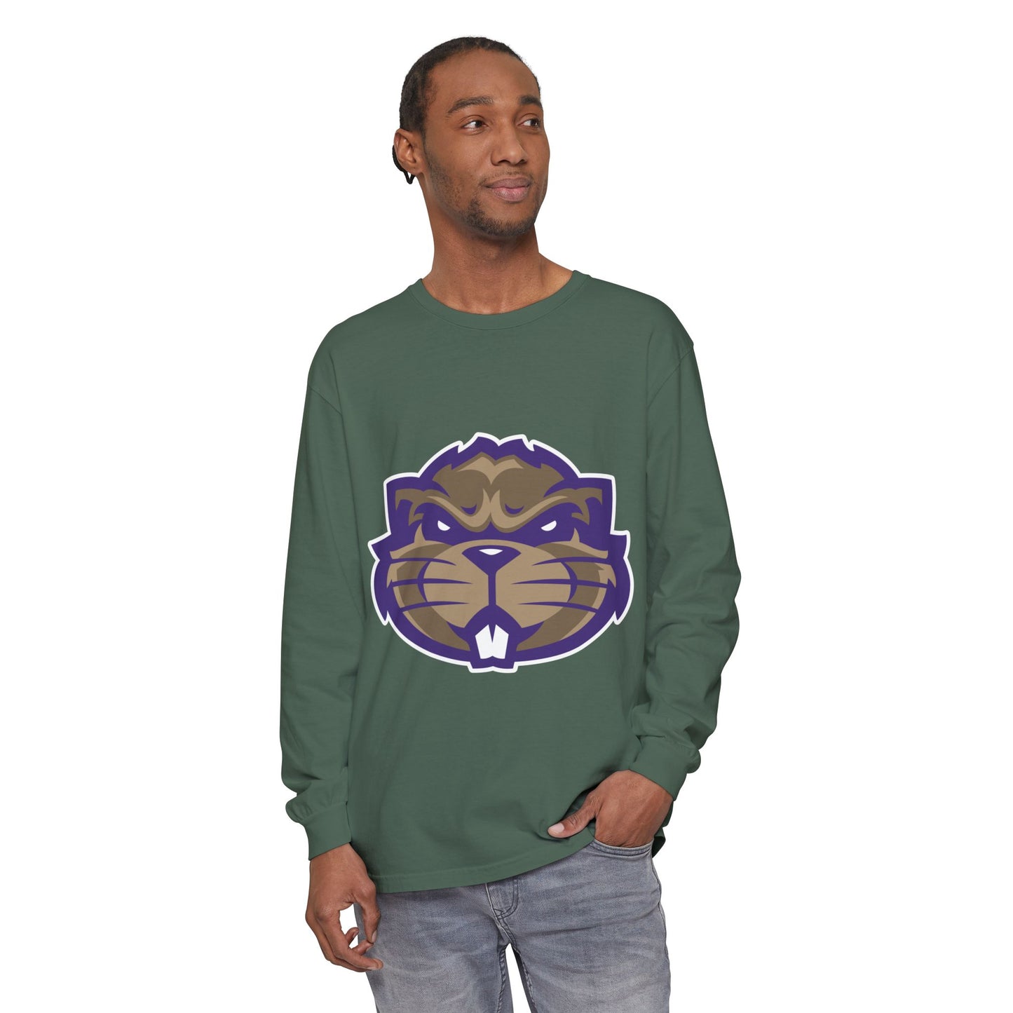 Garment-Dyed Long Sleeve Tee
