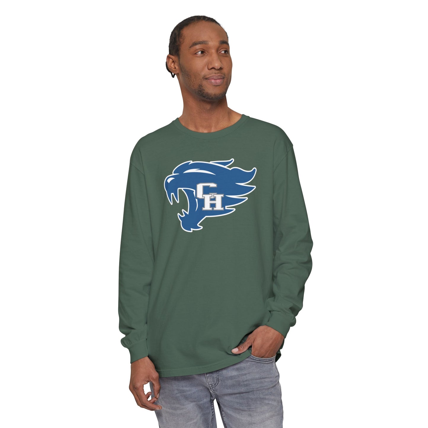 Garment-Dyed Long Sleeve Tee