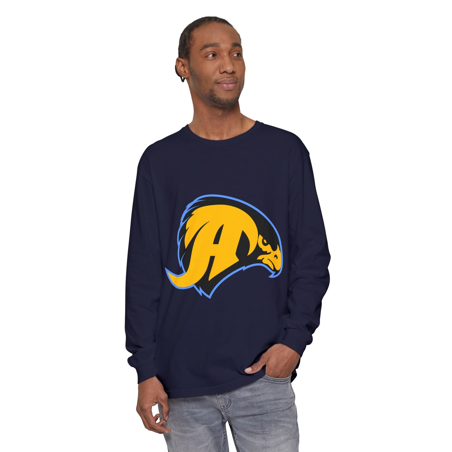 Garment-Dyed Long Sleeve Tee