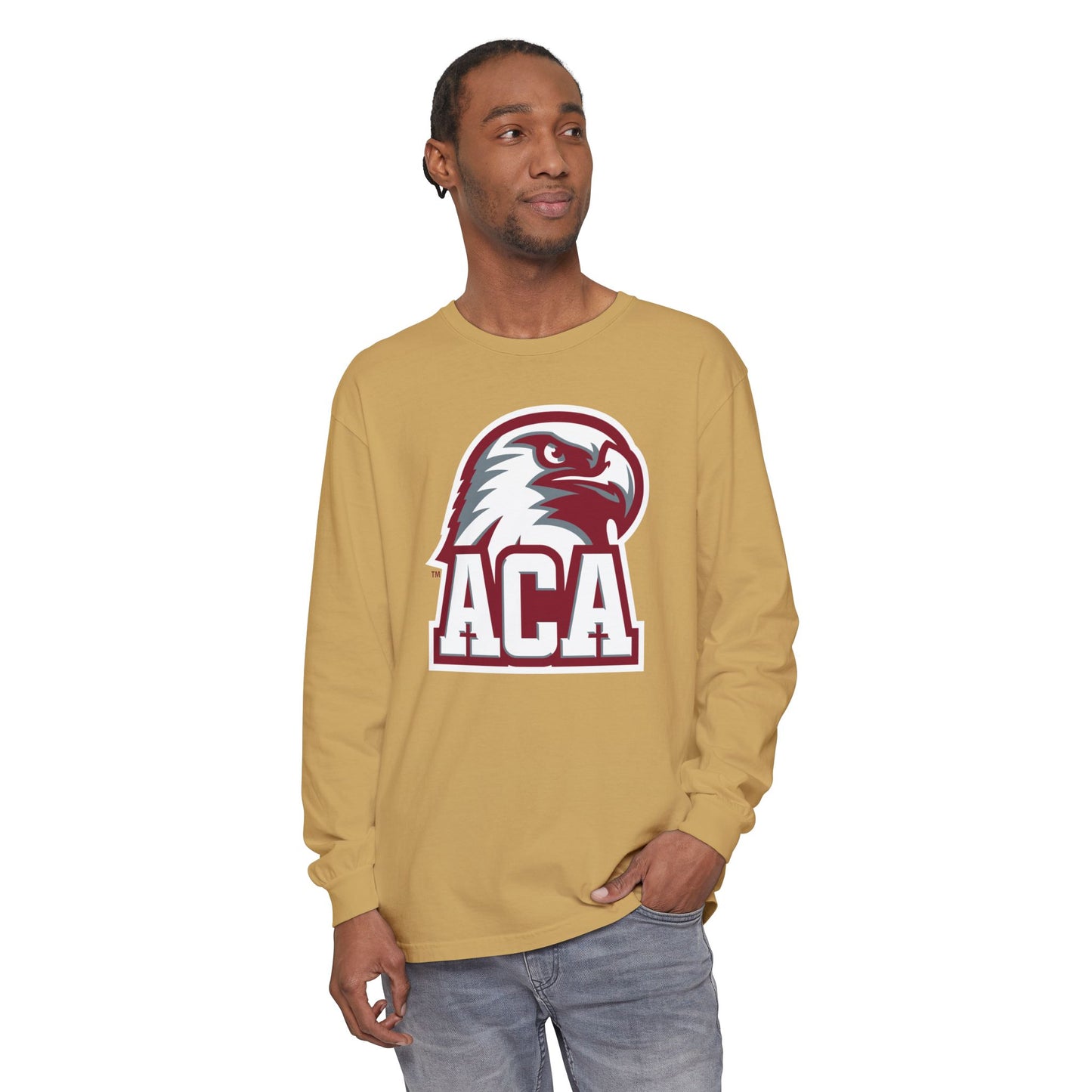Garment-Dyed Long Sleeve Tee