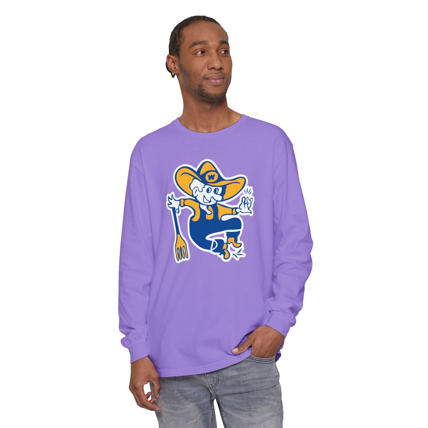 Garment-Dyed Long Sleeve Tee