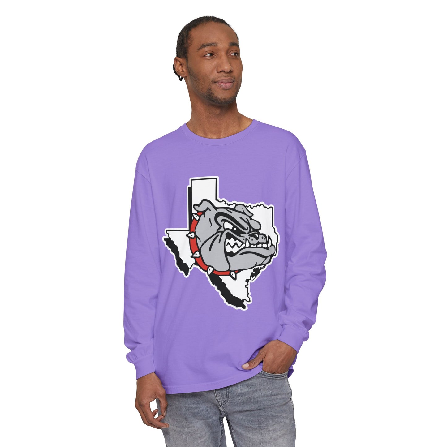Garment-Dyed Long Sleeve Tee