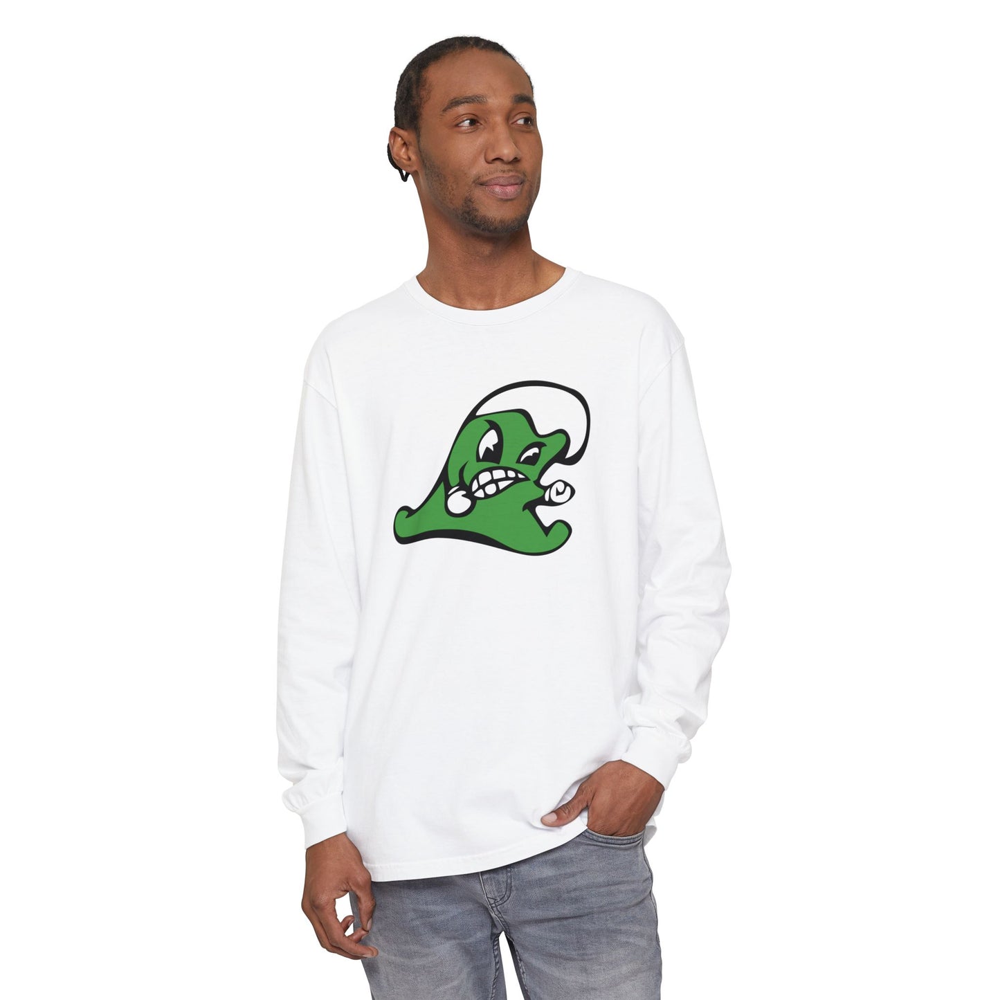 Garment-Dyed Long Sleeve Tee
