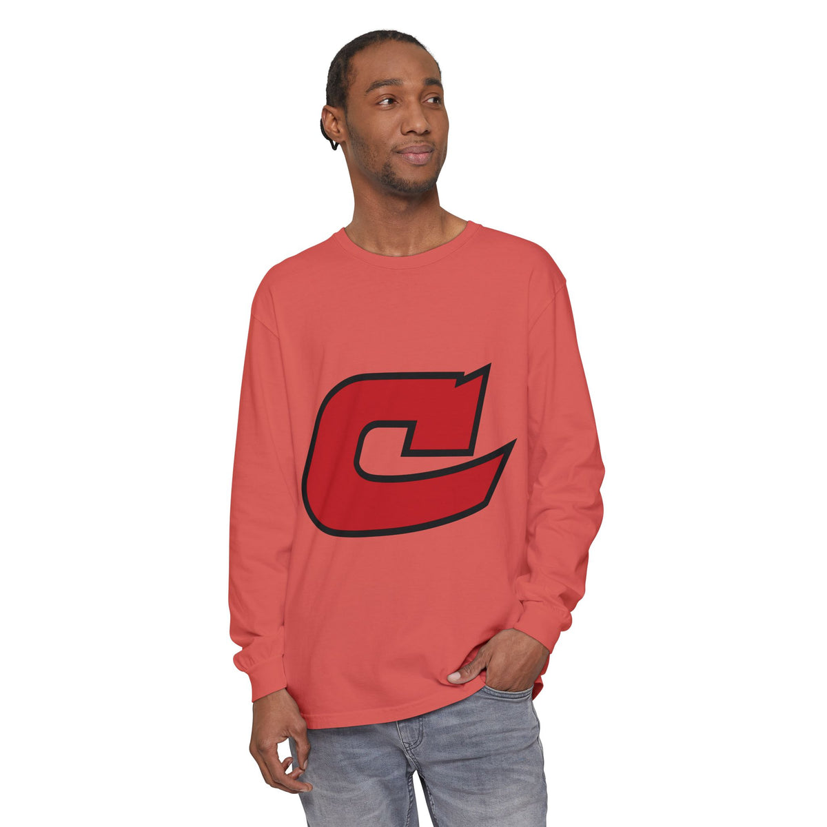 Garment-Dyed Long Sleeve Tee