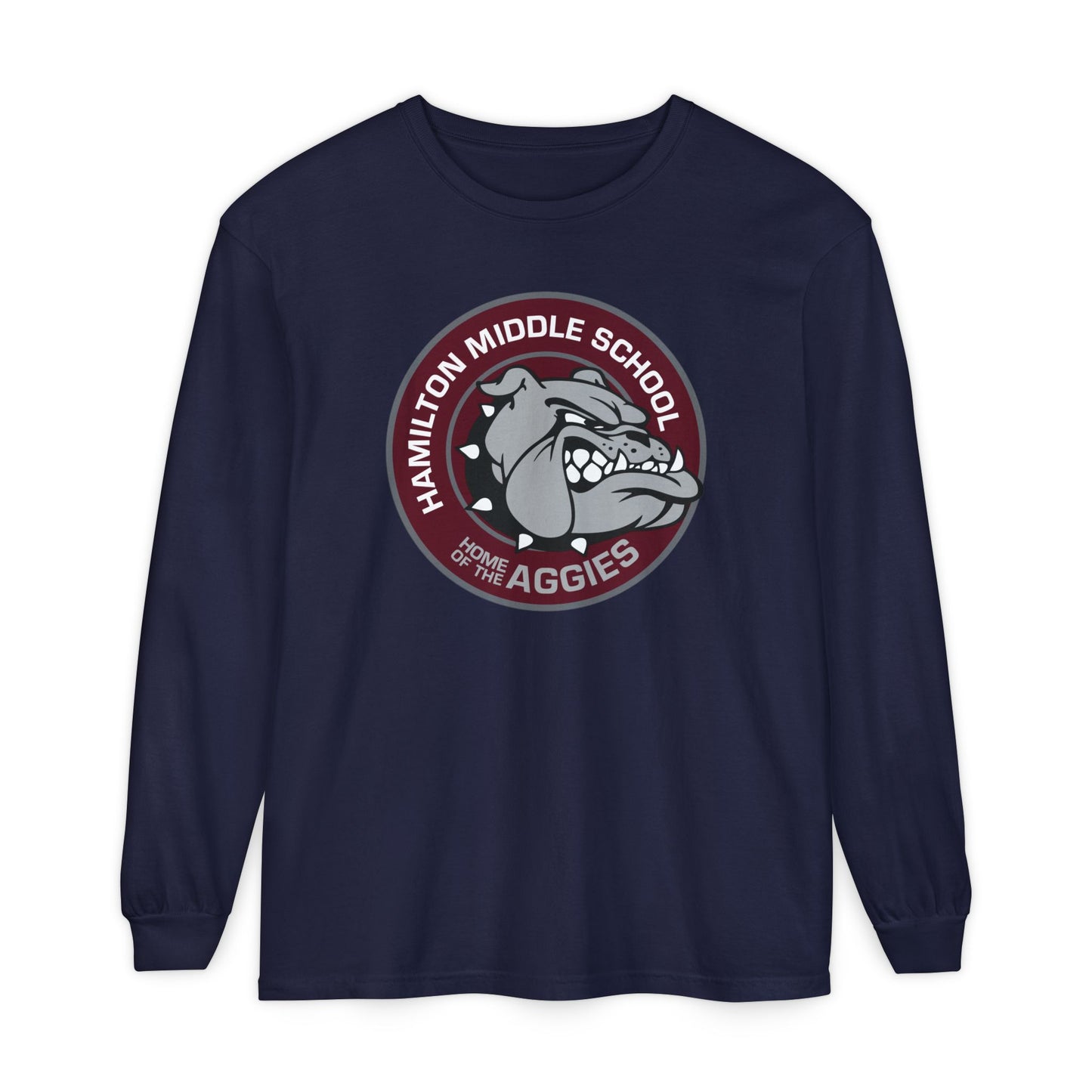 Garment-Dyed Long Sleeve Tee