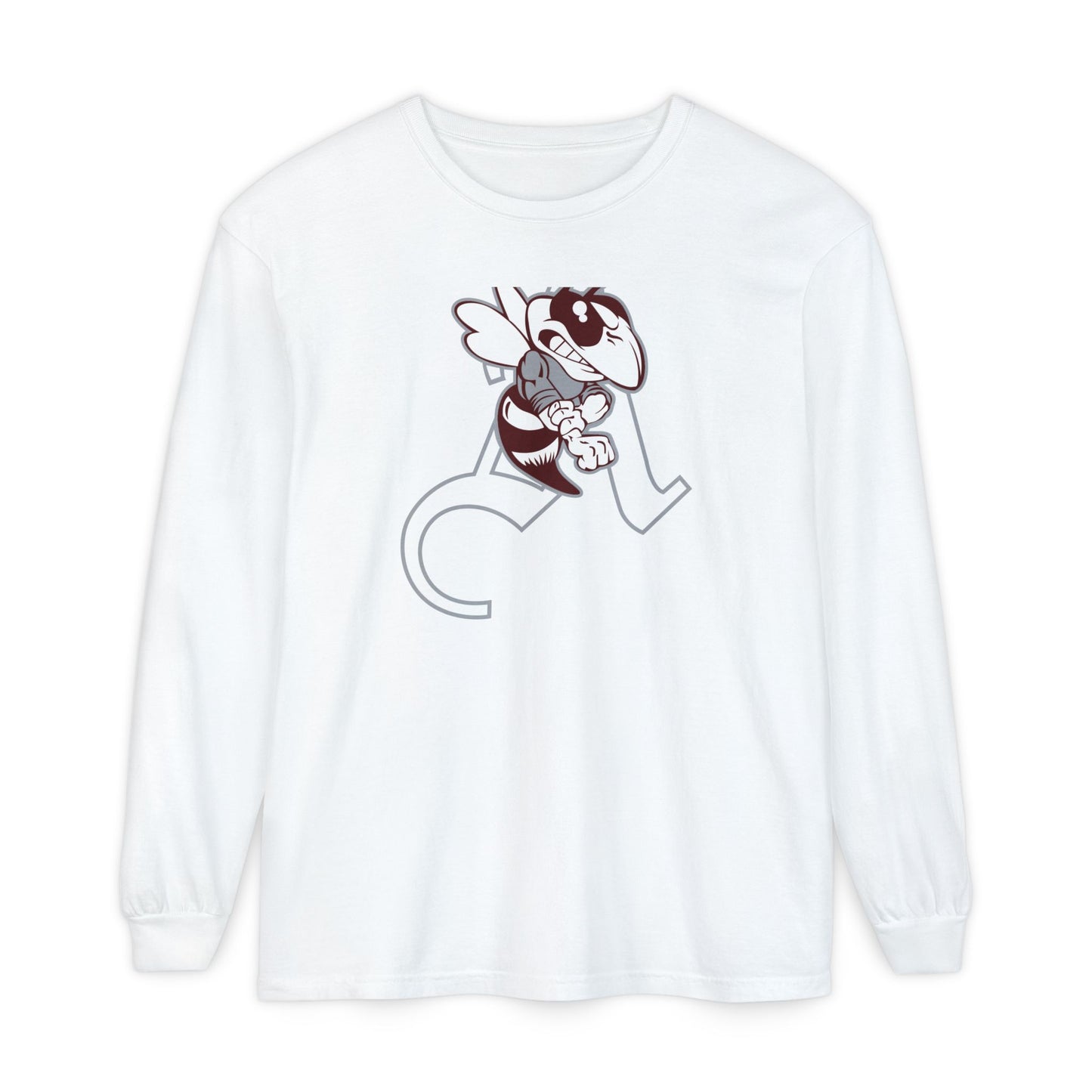 Garment-Dyed Long Sleeve Tee