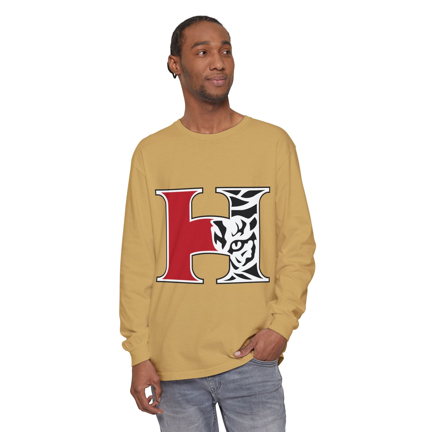 Garment-Dyed Long Sleeve Tee