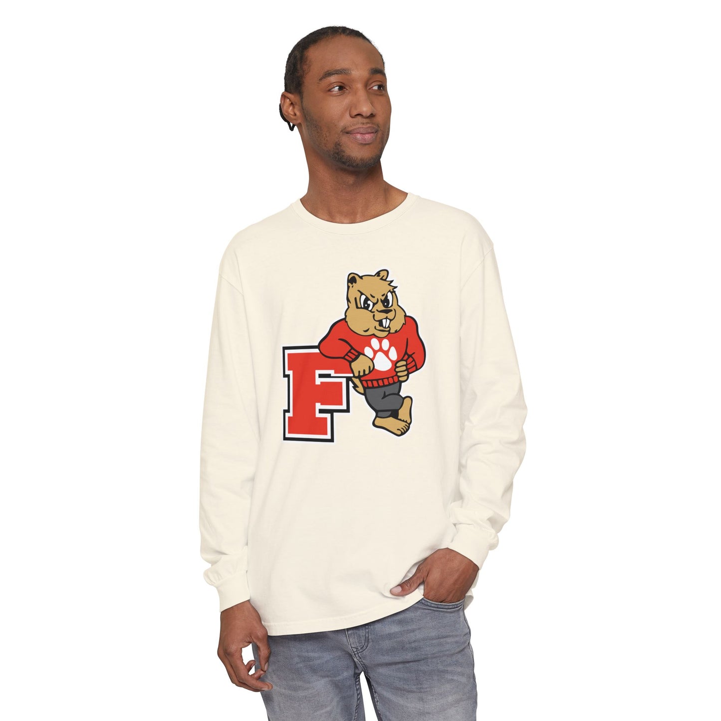 Garment-Dyed Long Sleeve Tee