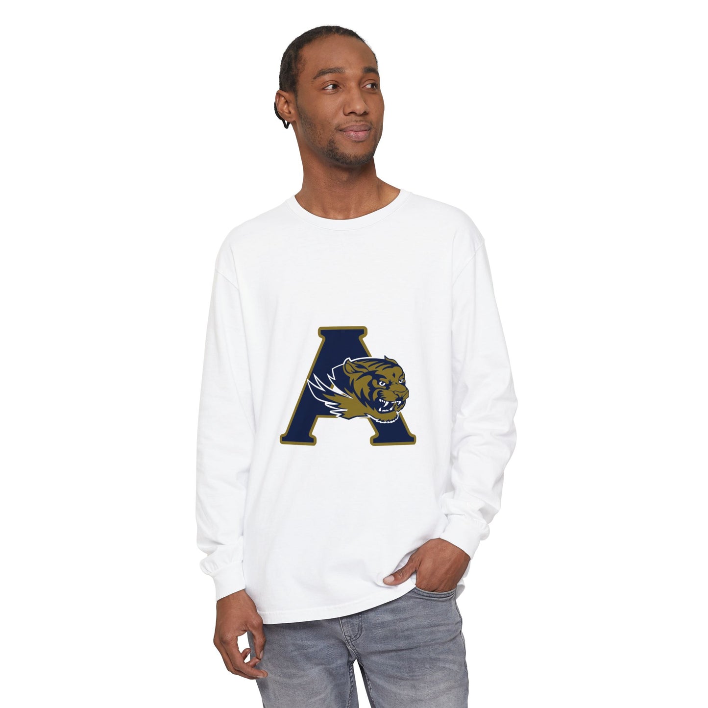 Garment-Dyed Long Sleeve Tee