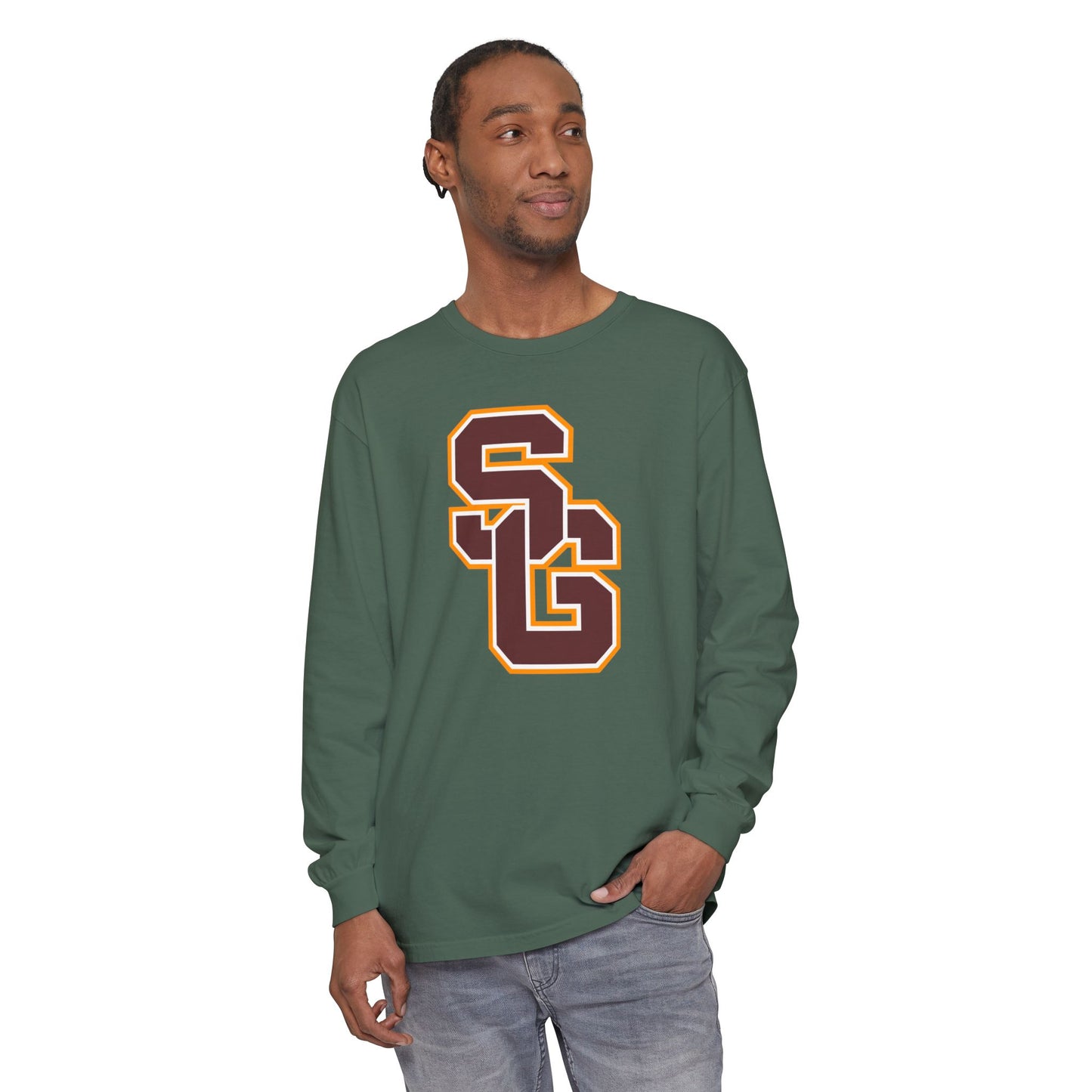 Garment-Dyed Long Sleeve Tee