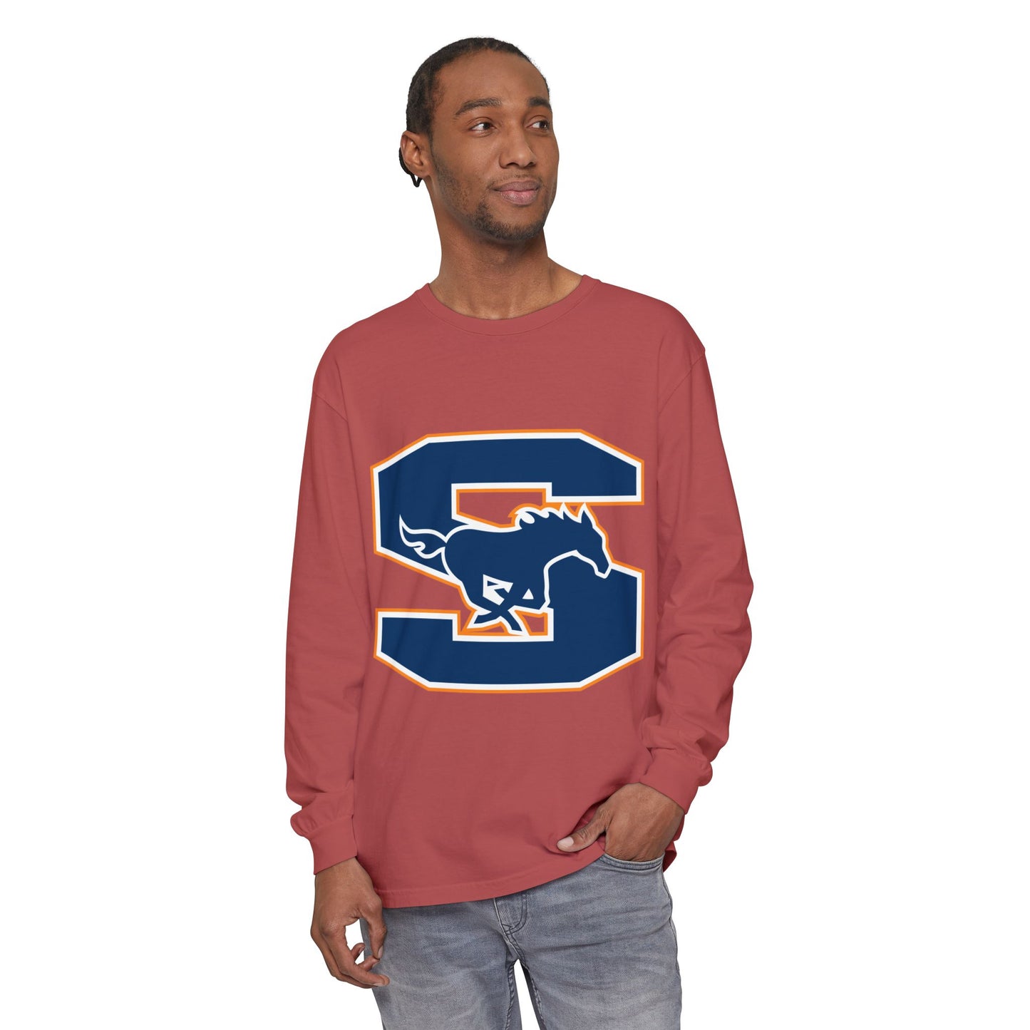 Garment-Dyed Long Sleeve Tee