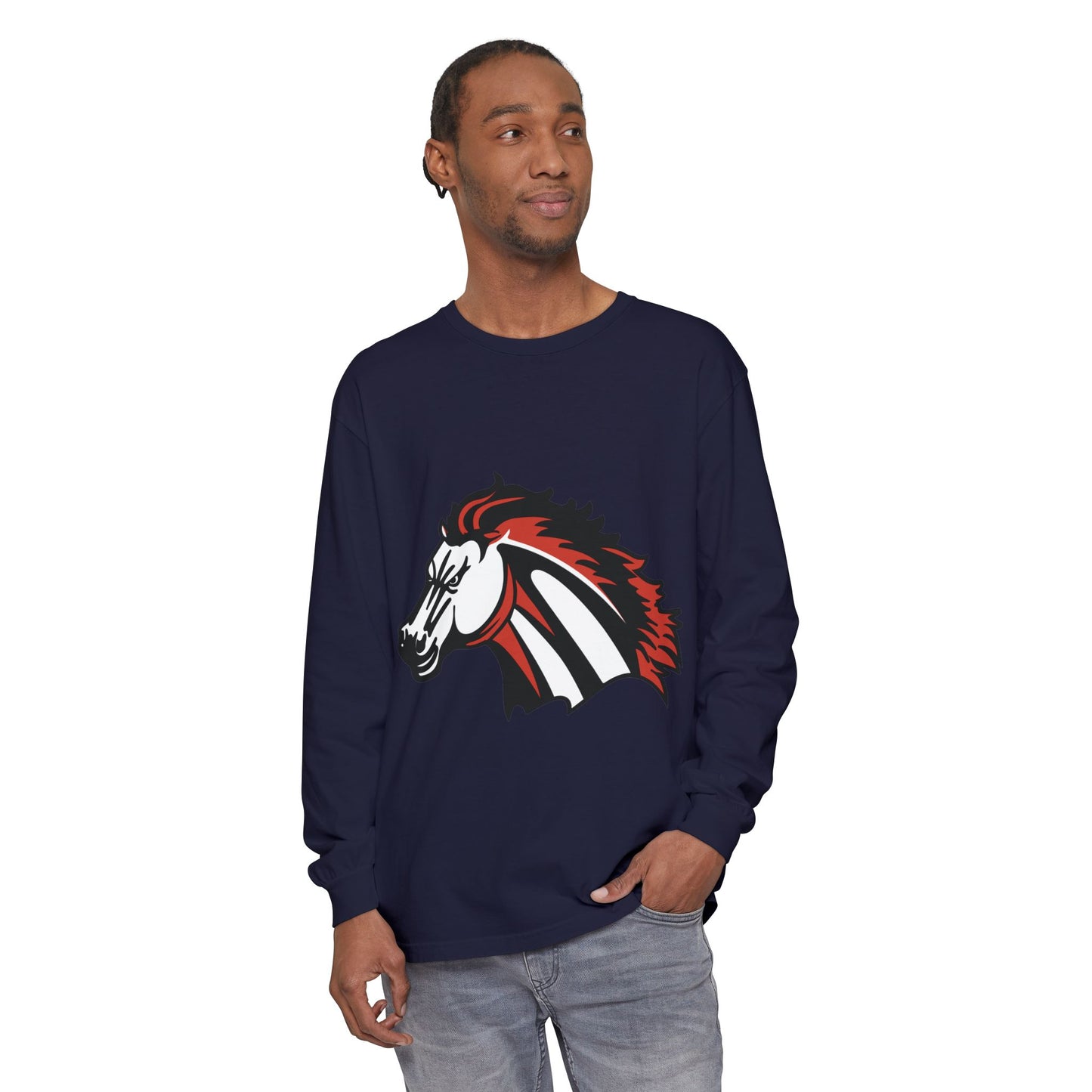Garment-Dyed Long Sleeve Tee