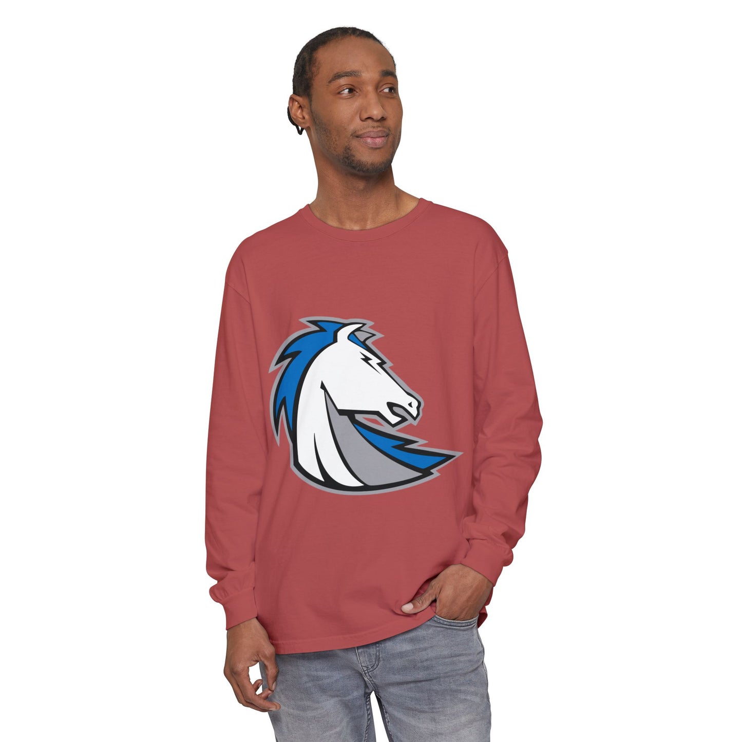 Garment-Dyed Long Sleeve Tee