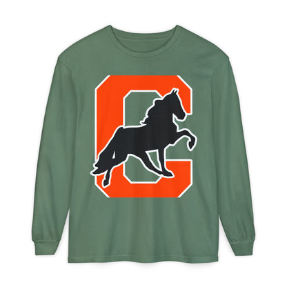 Garment-Dyed Long Sleeve Tee