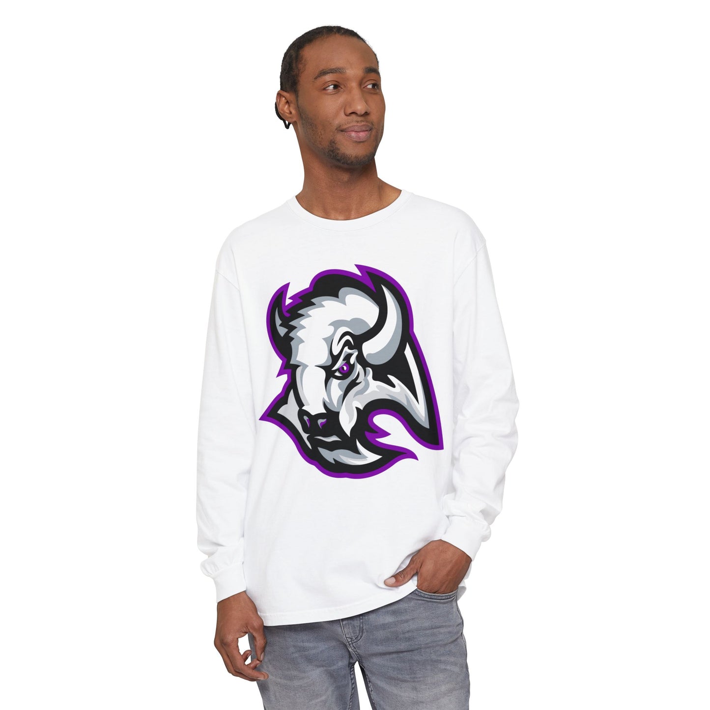 Garment-Dyed Long Sleeve Tee